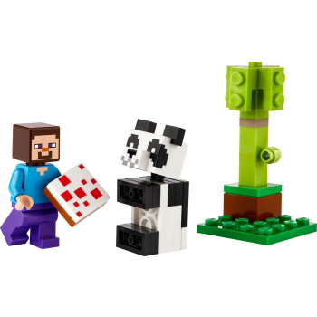 LEGO 30672 Minecraft Steve i mała panda